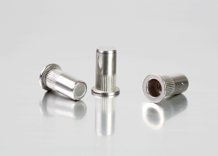 Flat Head Knurled Body Stainless Steel 1